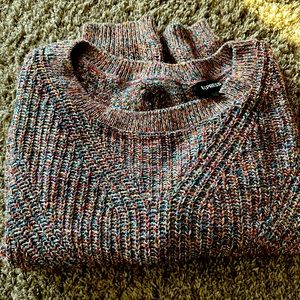 Express open back sweater